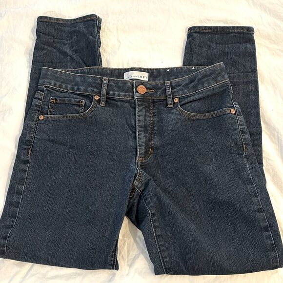 Loft Curvy Skinny Stretch Jeans Size 28 - Picture 1 of 7